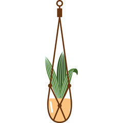 Hanging Pot Illustration