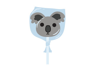 Jungle Animal Lolipop Clip Art