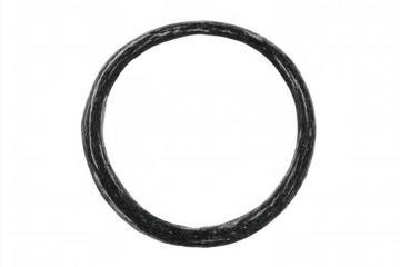 Rough chalk sketch effect creating a gritty textured circular border or frame with a touch of artistic flair