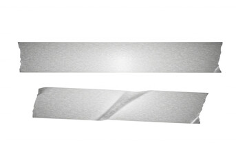 White tape strips on black isolated on a transparent background