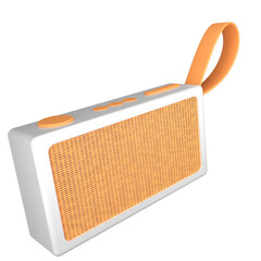 Bluetooth Speaker Aesthetic 3D Illustration