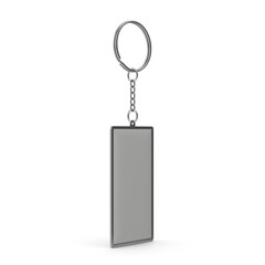 Elegant Rectangular Keychain