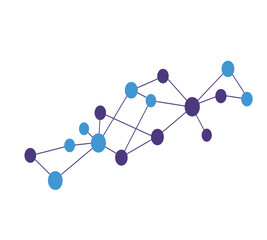 Blockchain Vector Illustration | Cryptocurrency Network Design | Digital Ledger & Data Chain Concept | Fintech Technology Background