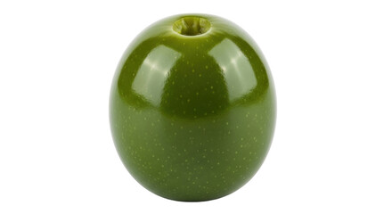 Isolated green Granny Smith apple on neutral, ready to eat, food source, fruit
