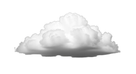 Isolated Cumulus cloud, light fluffy formation, daytime weather, serene sky conditions