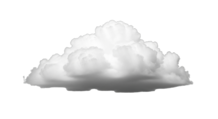 Isolated Cumulus cloud, light fluffy formation, daytime weather, serene sky conditions