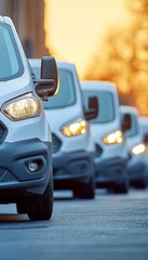 Fleet of Modern Commercial Vehicles for Efficient Urban Parcel Forwarding and Fast Deliveries