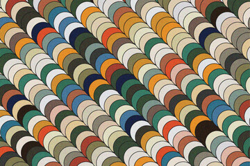 Modern textured circle pattern