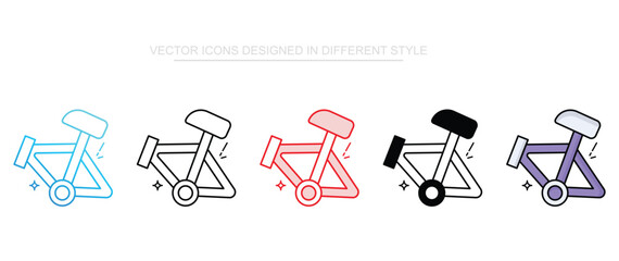 Cycle Frame icon design with white background stock illustration