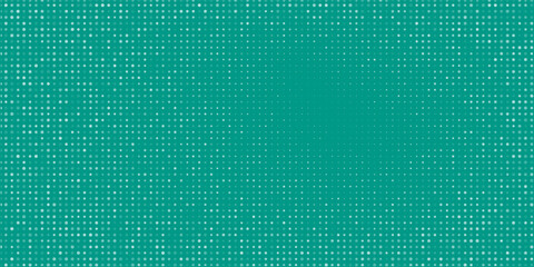Seamless background pattern of evenly spaced white plus symbols of different sizes and opacity. illustration on teal background with stars.Eps10