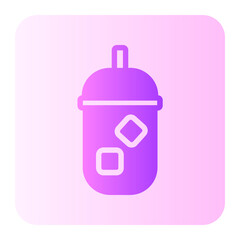 soft drink gradient icon