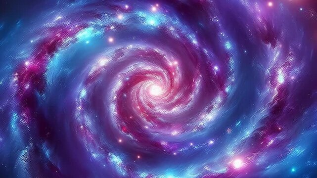Golden Cosmic Spiral Vortex in Deep Space