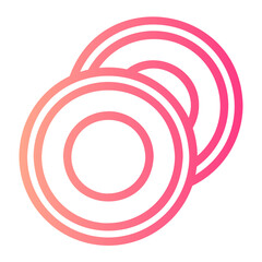 plate gradient icon