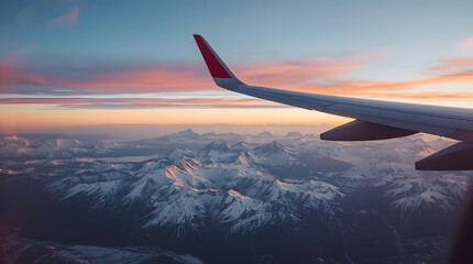 view from airplane window