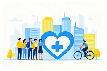 City health care and community