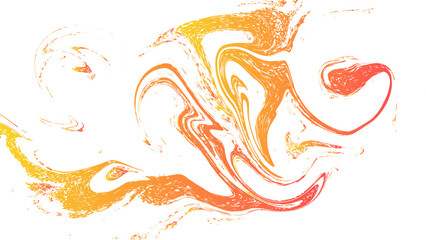 Abstract fluid digital art with marbled paint effect featuring dynamic swirls of magenta, hot pink, and deep violet. Smooth gradient flows across white space, creating vibrant, modern, and energetic