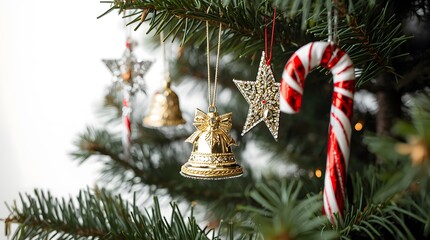 christmas bells on the tree