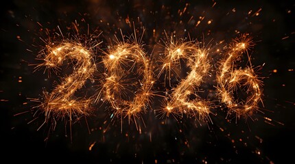 2026 fireworks in the night