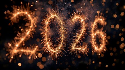 2026 fireworks in the night