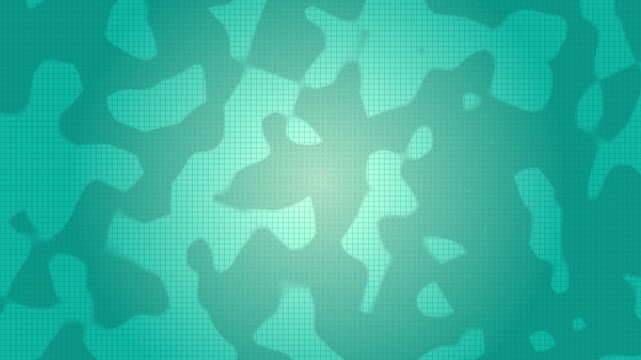 Abstract teal and blue grid camouflage pattern. perfect for backgrounds, textile design, packaging, and website backgrounds. Ideal for modern camouflage themes.