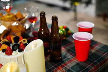 People having fun at Halloween party