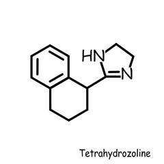 The Chemical structure of tetrahydrozoline
