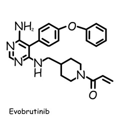 The Chemical structure of evobrutinib