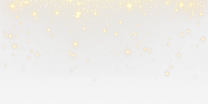 This glowing dust PNG overlay adds elegant holiday sparkle to transparent festive photos, enhancing the spirit