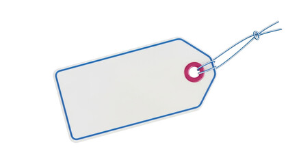 Isolated blank price tag, ready for your text and promotions, gift or business merchandise
