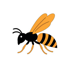Cartoon Bee Vector Illustration