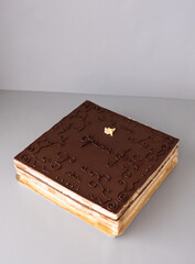 Chocolate coffee opera cake 