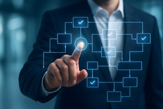 Digital Flowchart and Process Mapping Interface