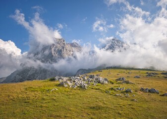 Appennini mountains, Italy - The mountain summit of central Italy, Abruzzo region, above 2500 meters