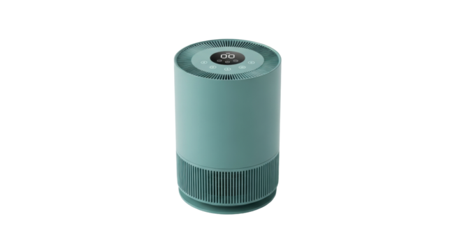 Isolated green air purifier for cleaner indoor air, improved home ventilation, healthy living