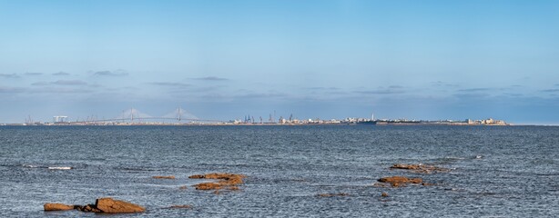 Panoramic view of Cadiz city from Rota © MSCT
