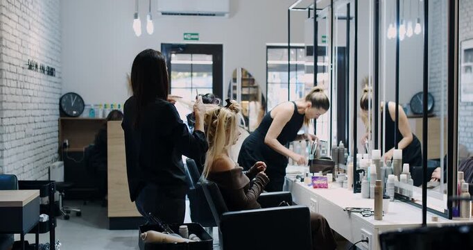 Visit a stylish hair salon with expert stylists who transform your beauty and grooming needs