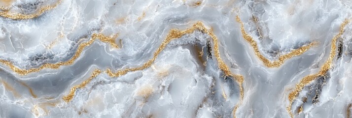 Fototapeta premium Elegant Marble Design with Gold Accents, Ideal for Luxurious Art Spaces and Modern Interiors.