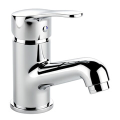stainless steel tap on Isolated transparent background png. generated with AI