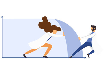 health span concept, doctors trying to expand graph