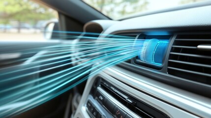 Refreshing Environment Inside a Cozy Automobile with Advanced Climate Control for Comfortable Travel