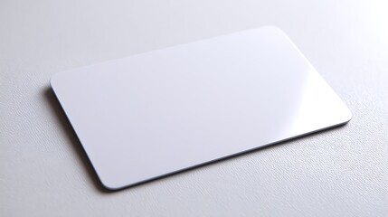 Blank White Card Mockup on Textured Surface