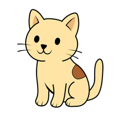 Cute cat – Cartoon pet Animal Illustration