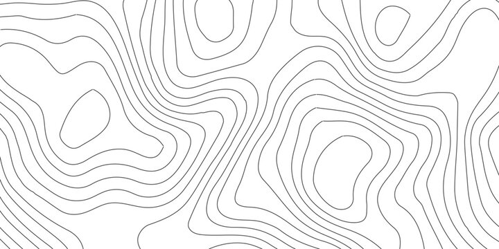 Topographic map contour background pattern.Natural printing illustrations of maps. Grey topographic lines. Texture of lines. pattern shape in organic wood on white and transparent background,