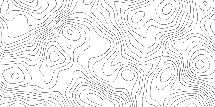 Topographic map contour background pattern.Natural printing illustrations of maps. Grey topographic lines. Texture of lines. pattern shape in organic wood on white and transparent background,