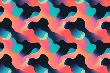 Abstract Fluid Art Pattern: A vibrant and dynamic pattern showcasing a fluid and captivating design, perfect for adding a modern touch to any project. 
