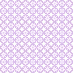 Geometric seamless background floral pattern, abstract design.