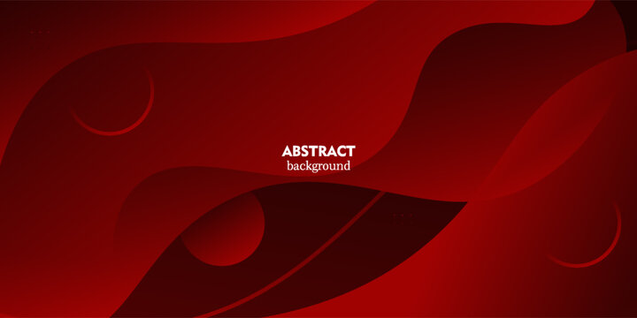 Abstract red fluid vector illustration with geometric wave design background. Simple pattern design. EPS10.