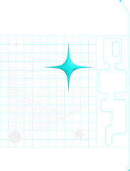 Futuristic Y2k Element