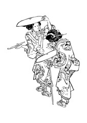 浮世絵　女性　その107