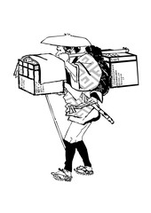 浮世絵　町人　その243